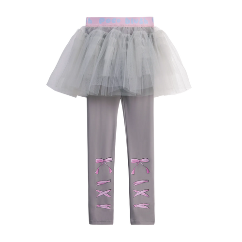 Poco Blush Ballet Tulle Layered Skirted Leggings
