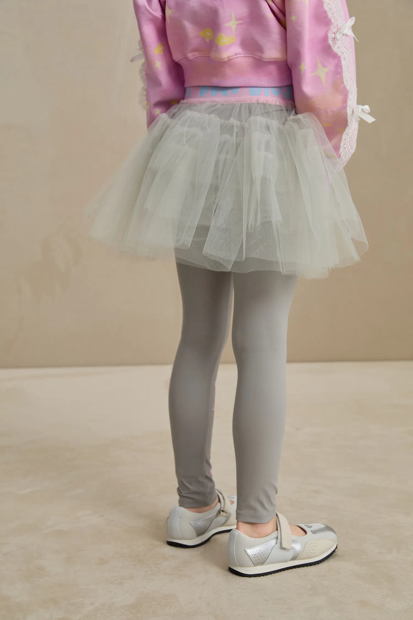 Ballet Tulle Layered Skirted Leggings by Poco Blush, image 15