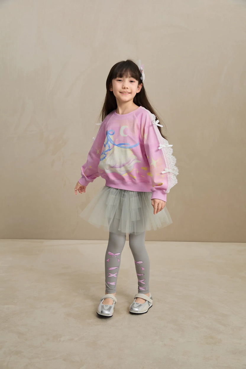 Ballet Tulle Layered Skirted Leggings by Poco Blush, image 17