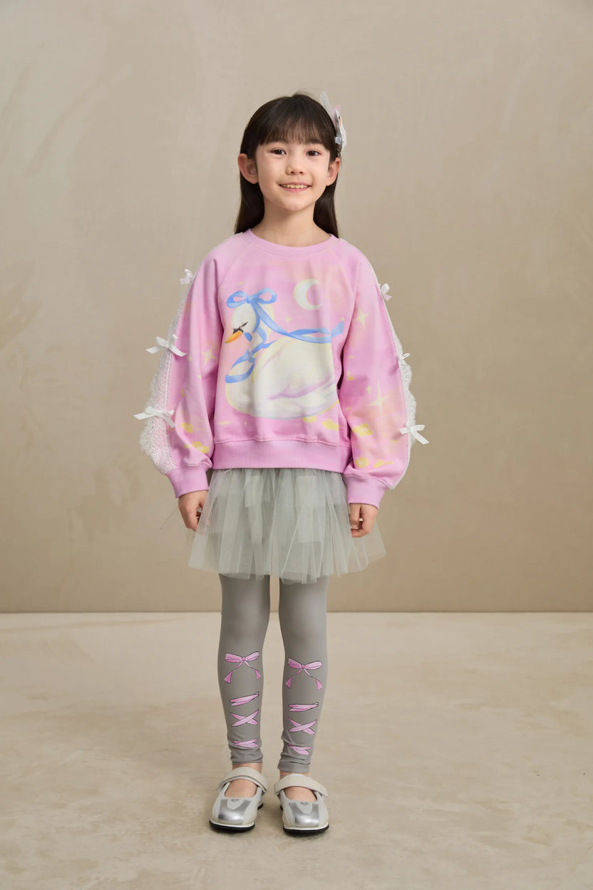 Ballet Tulle Layered Skirted Leggings by Poco Blush, image 7