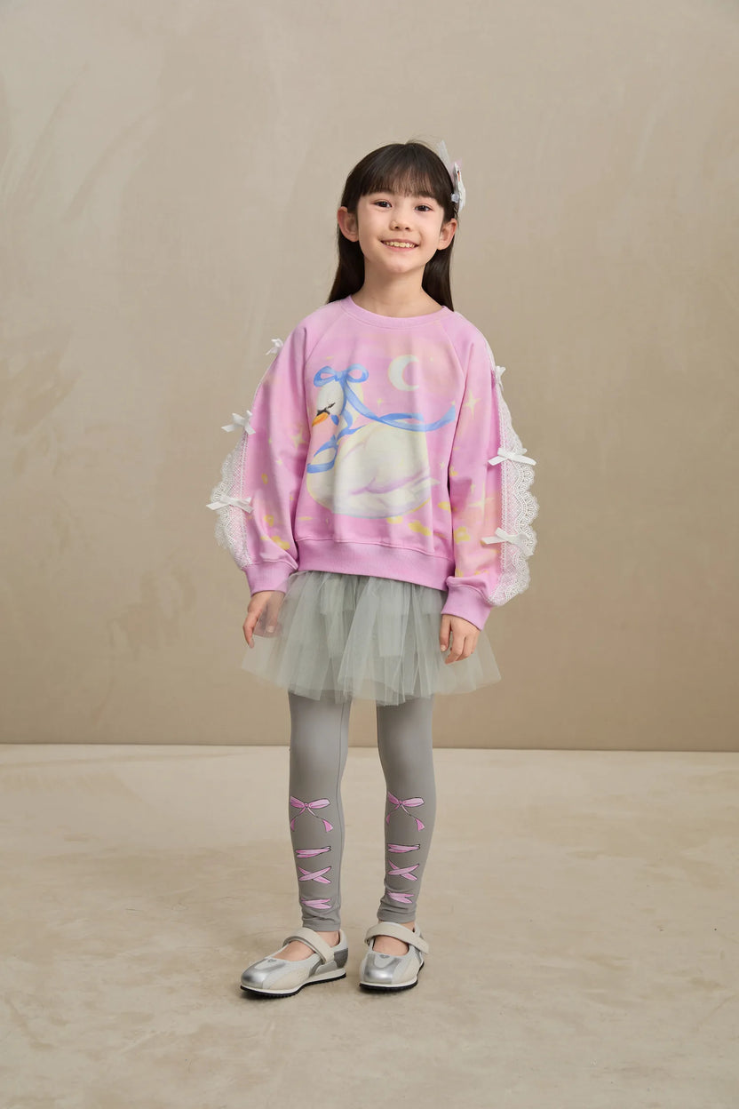Ballet Tulle Layered Skirted Leggings by Poco Blush, image 8