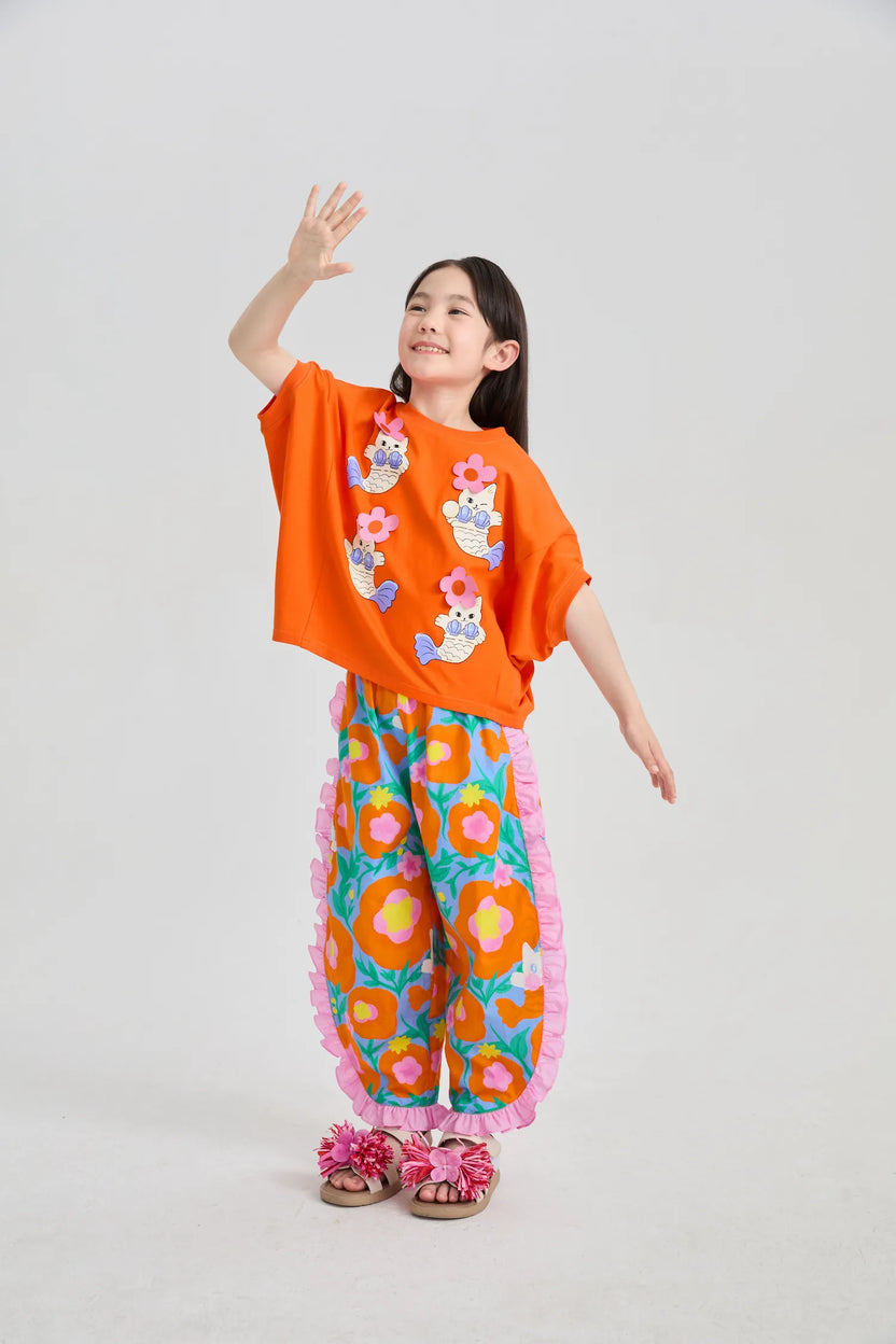 Mer-Cat Bat-Wing Tee by Poco Blush, image 11