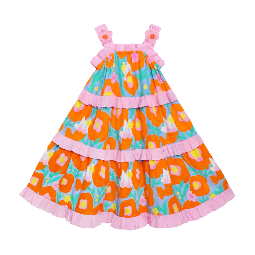 Mer-Cat Layer-Cake Maxi Dress by Poco Blush
