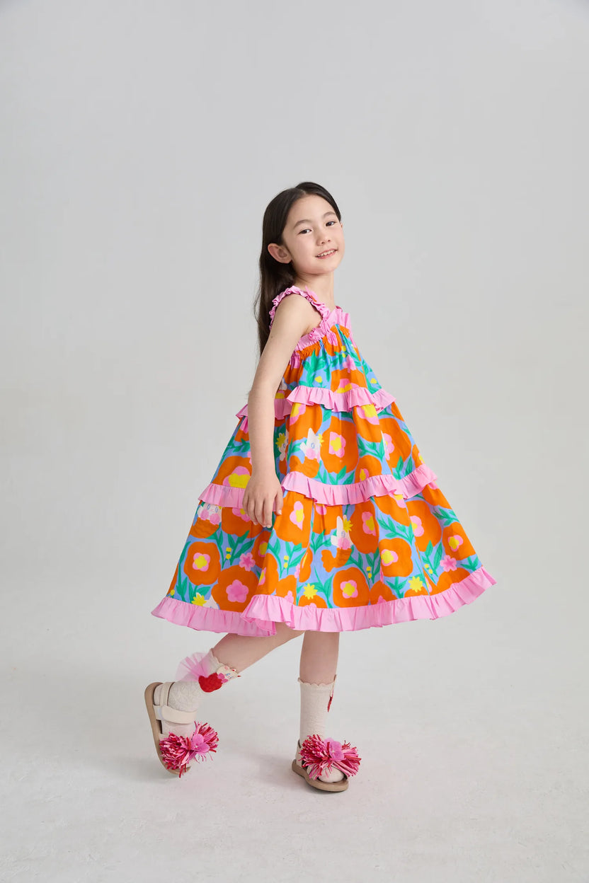 Mer-Cat Layer-Cake Maxi Dress by Poco Blush, image 5