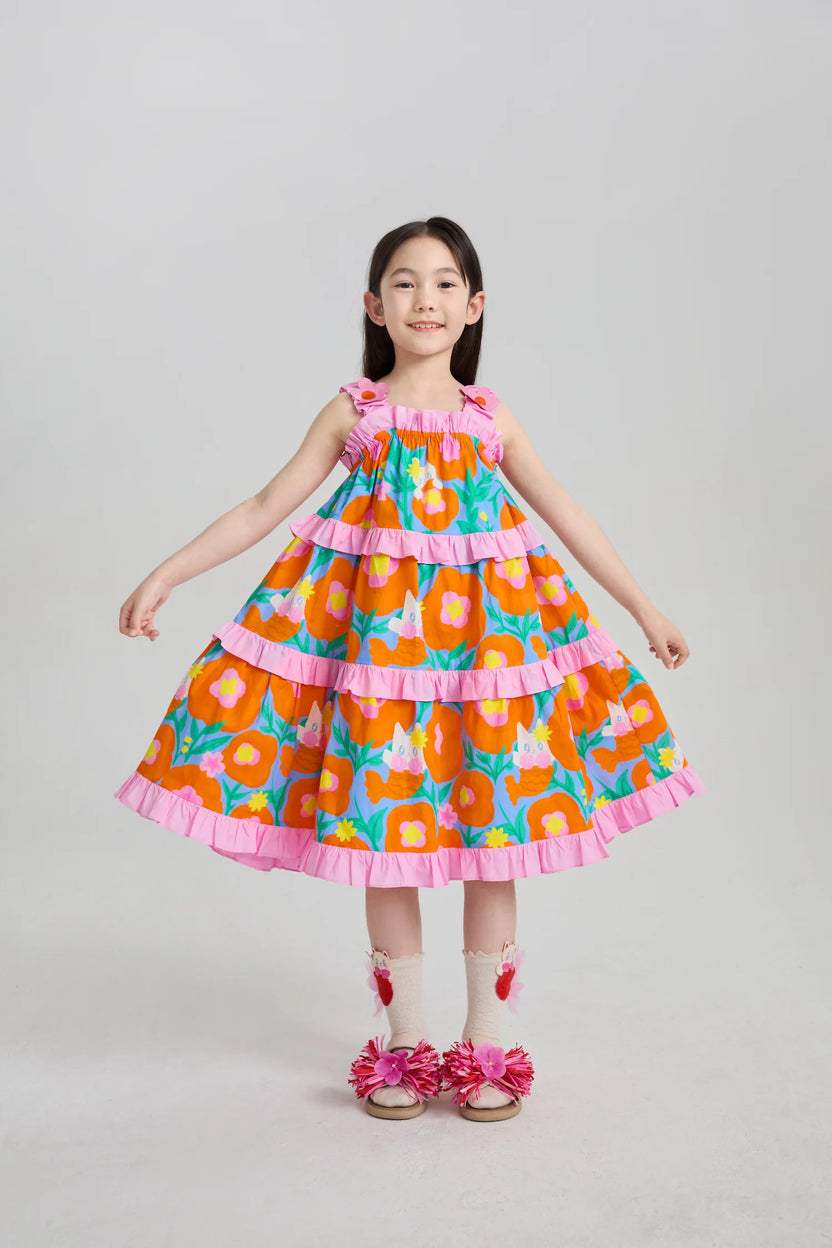 Mer-Cat Layer-Cake Maxi Dress by Poco Blush, image 3