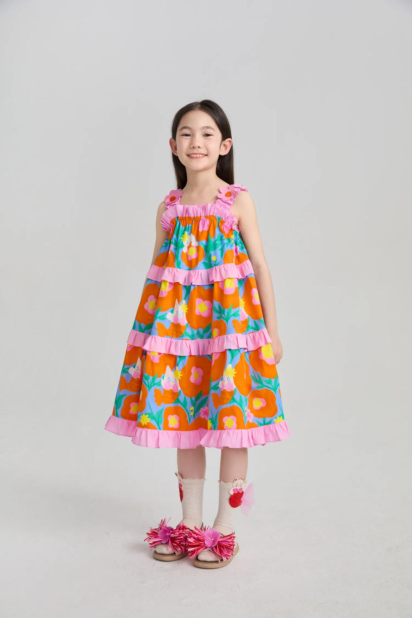 Mer-Cat Layer-Cake Maxi Dress by Poco Blush, image 4