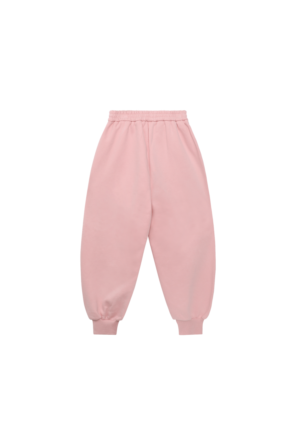 Hide-and-Seek Cat Joggers — Dusty Pink; back view