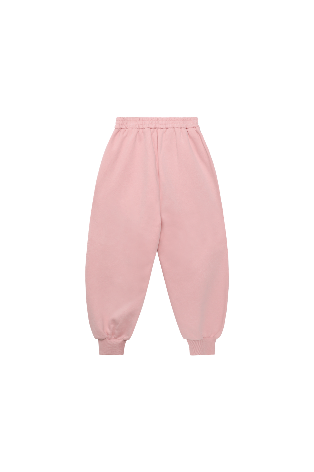 Hide-and-Seek Cat Joggers — Dusty Pink; back view