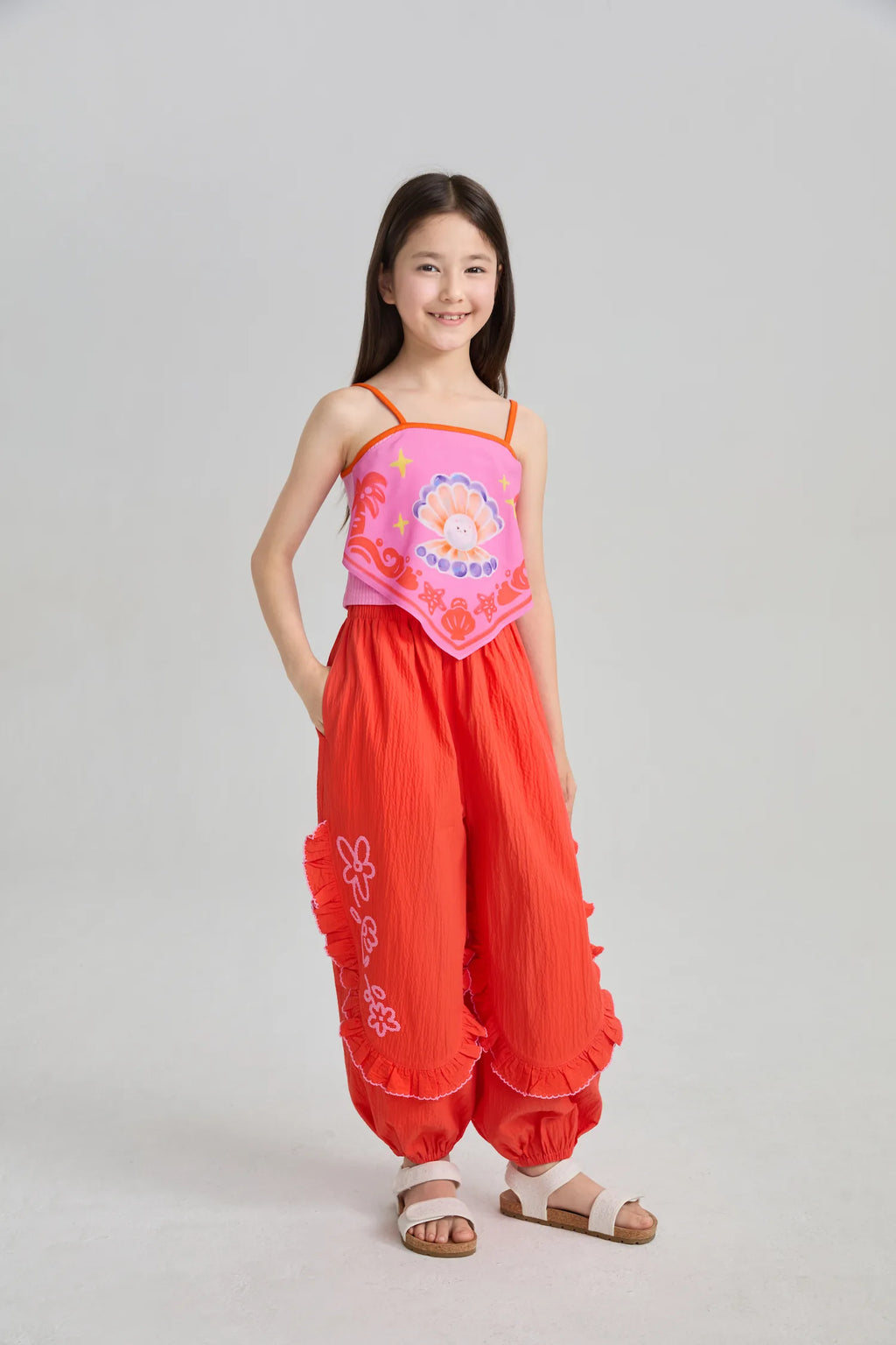 Poco Blush Pearl-Cat Halter Cami