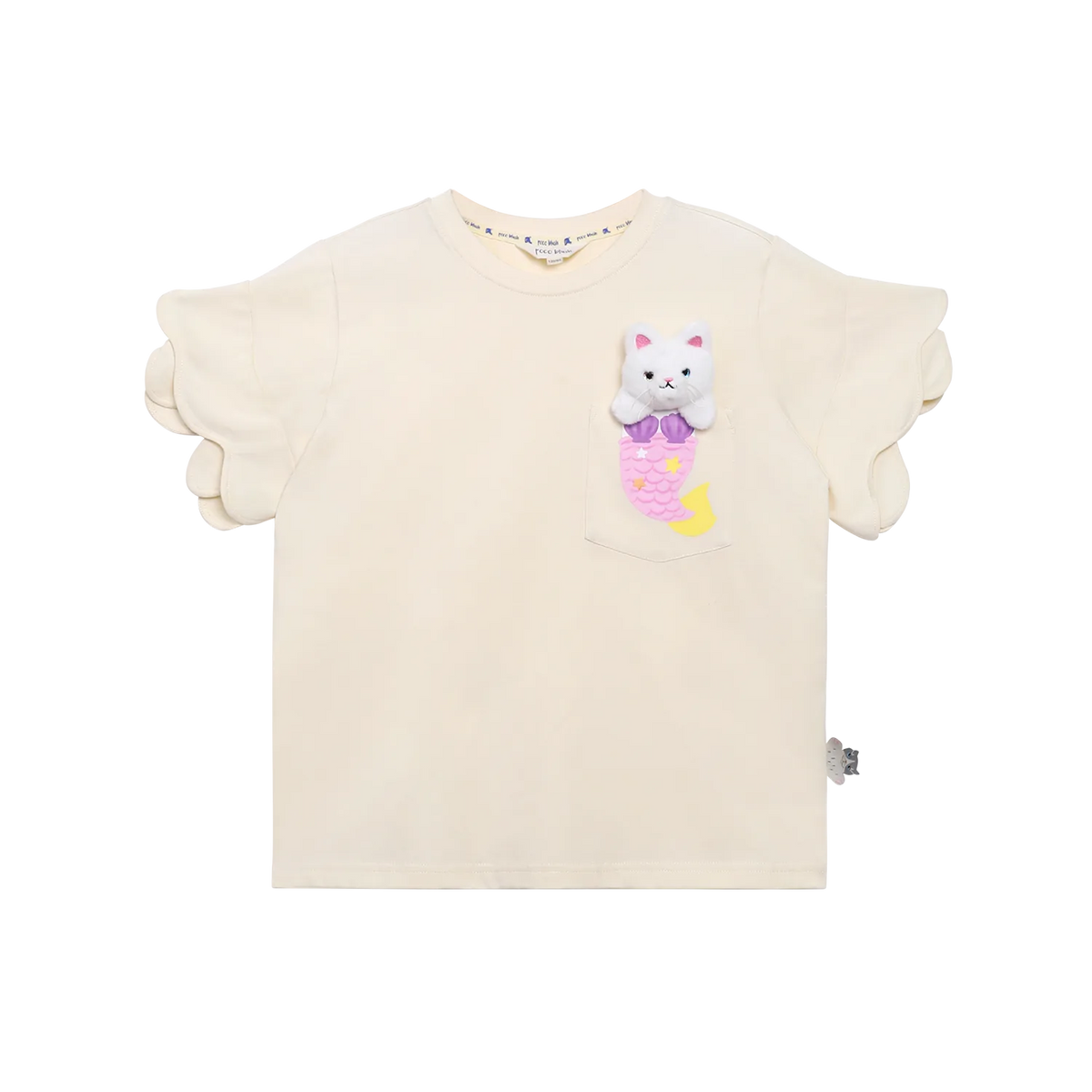 Poco Blush Mermaid Cat Plush Doll Tee