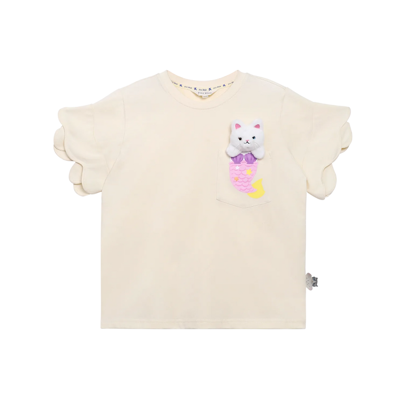 Mermaid Cat Plush Doll Tee by Poco Blush