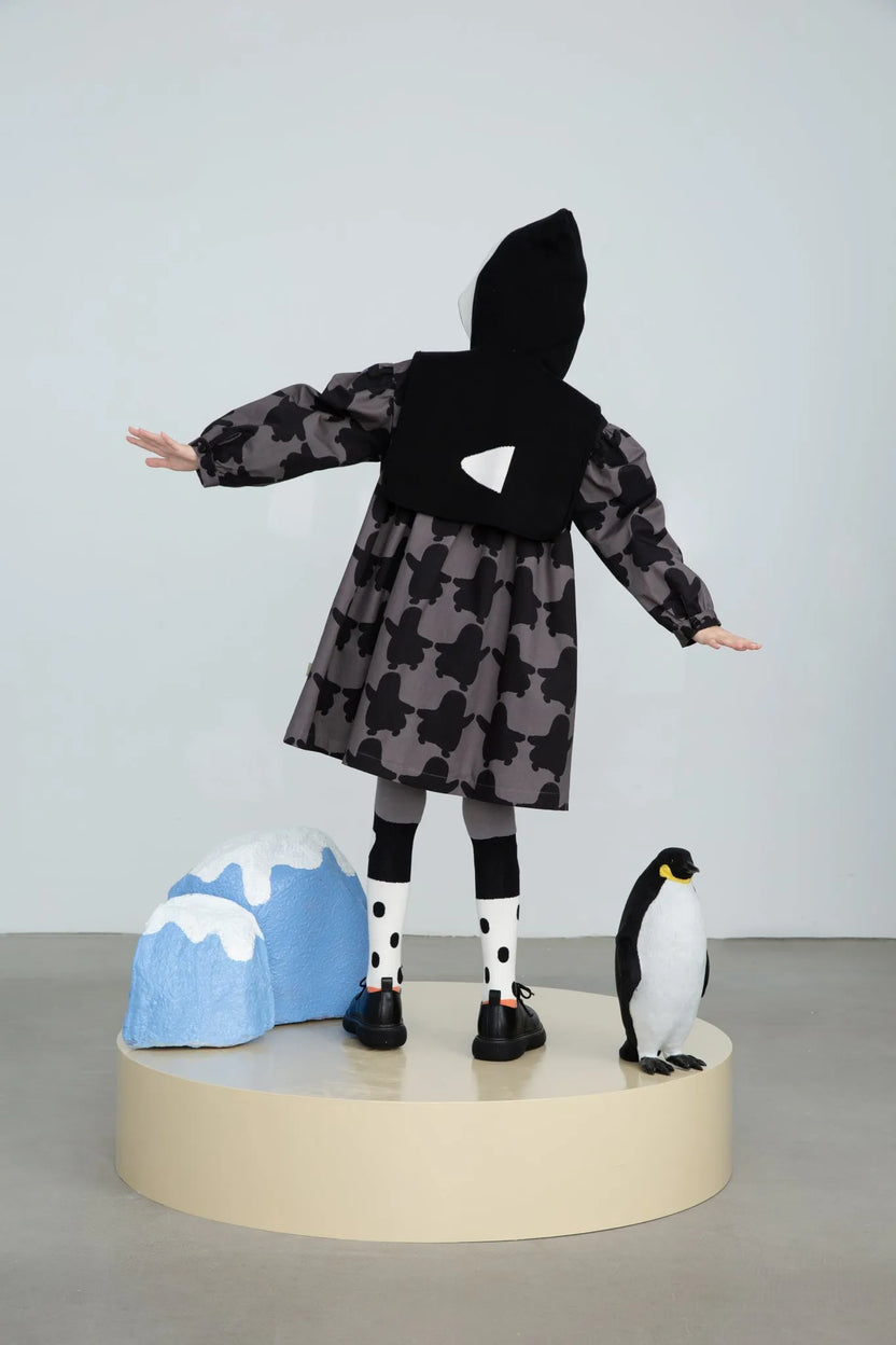 Polar Penguin Cotton Trench Coat by Poco Blush, image 10