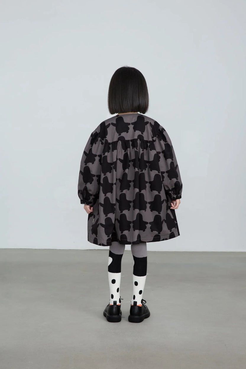 Polar Penguin Cotton Trench Coat by Poco Blush, image 4