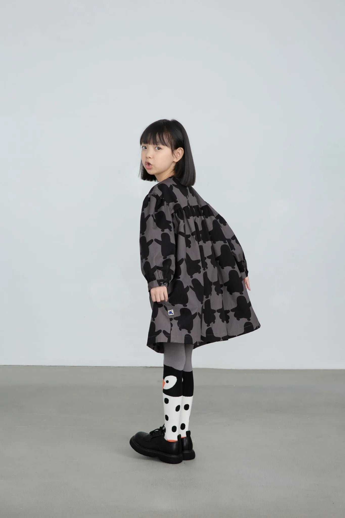 Poco Blush Polar Penguin Cotton Trench Coat