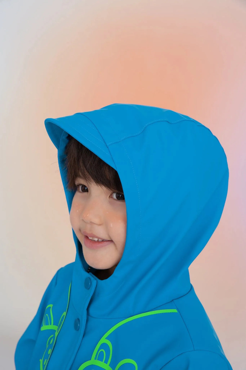 Poco Blush Deer Silhouette Rain Coats