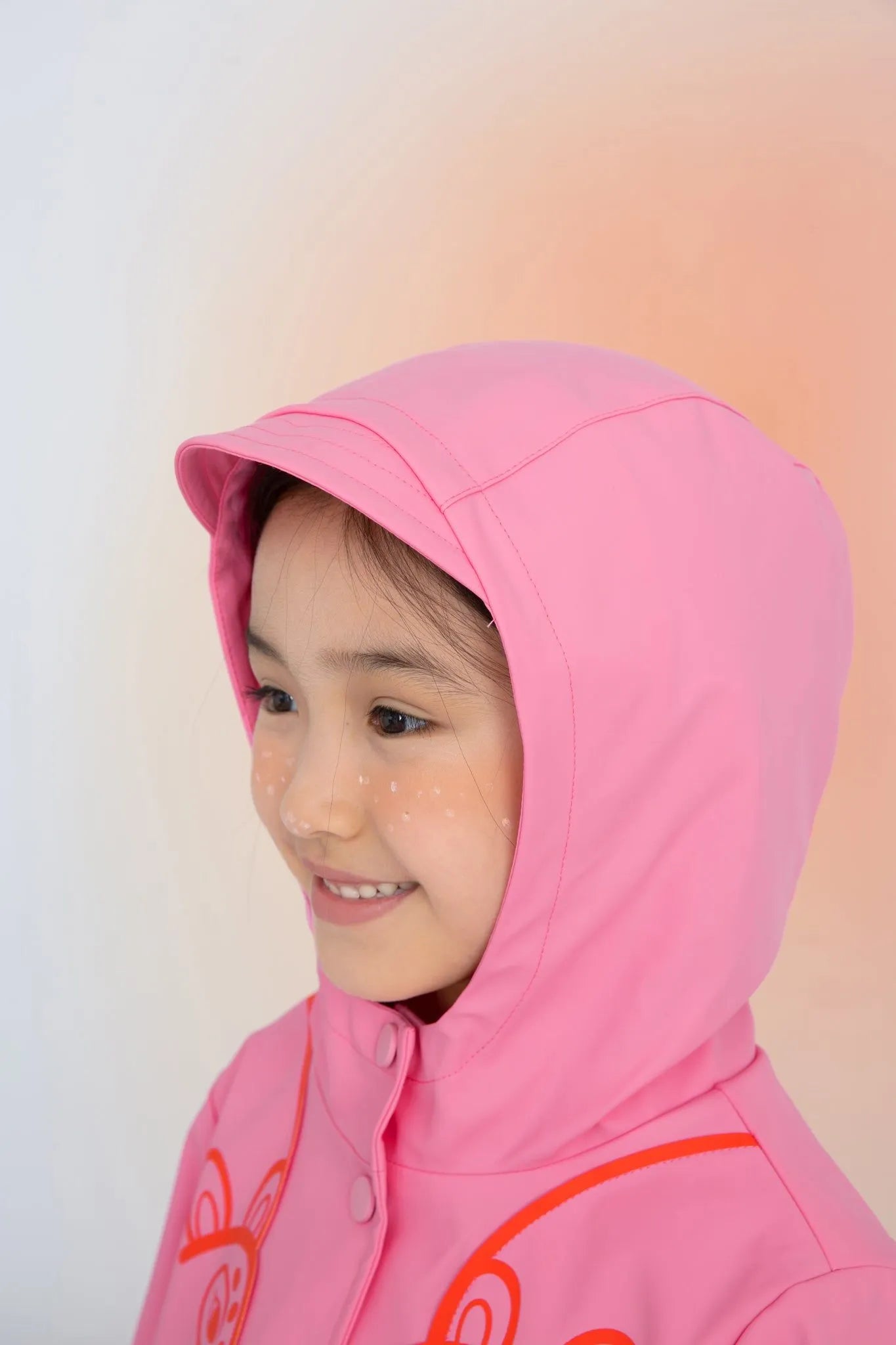 Poco Blush Deer Silhouette Rain Coats