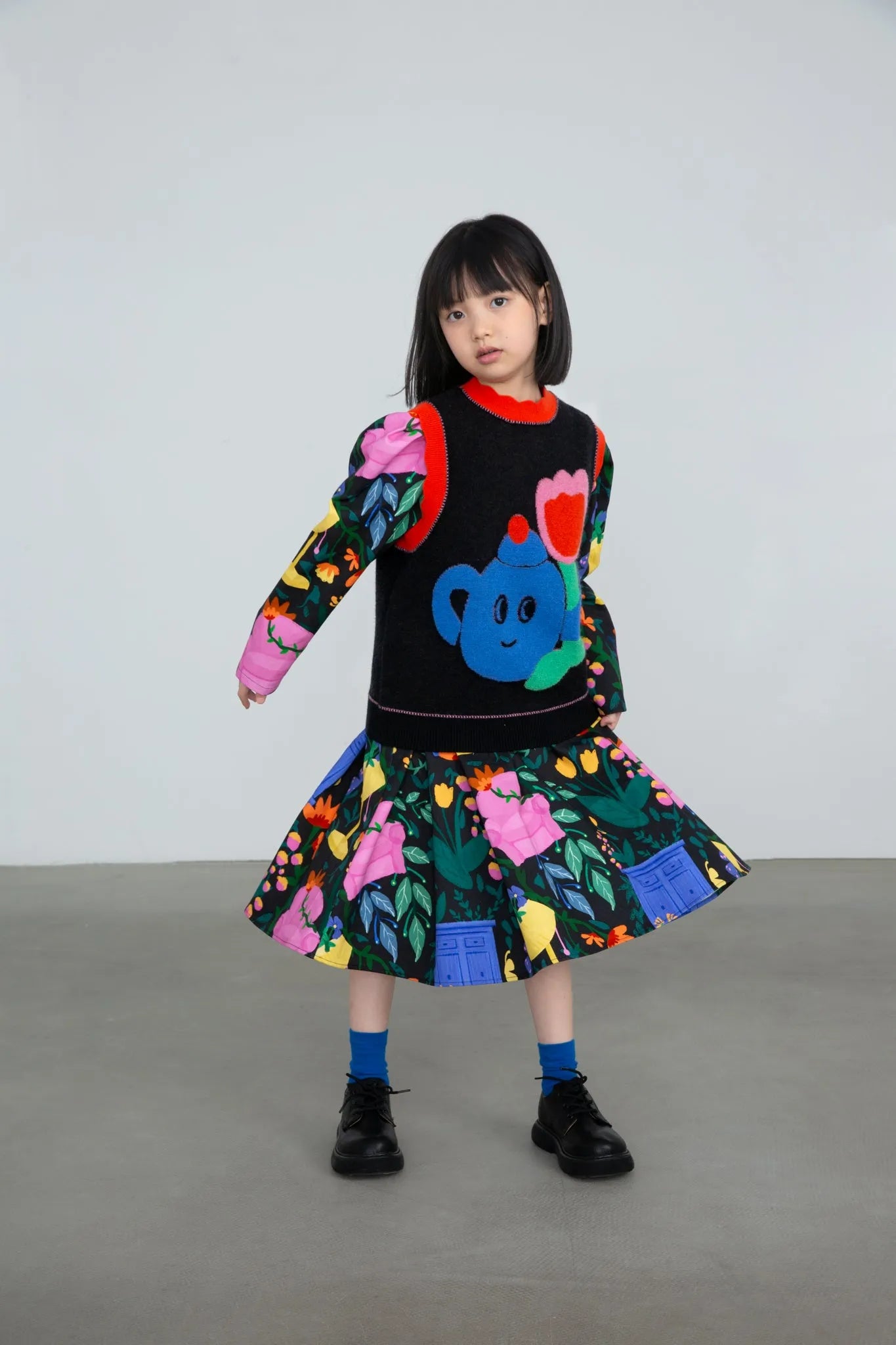 Poco Blush William Morris Tea-Time Knit Vest