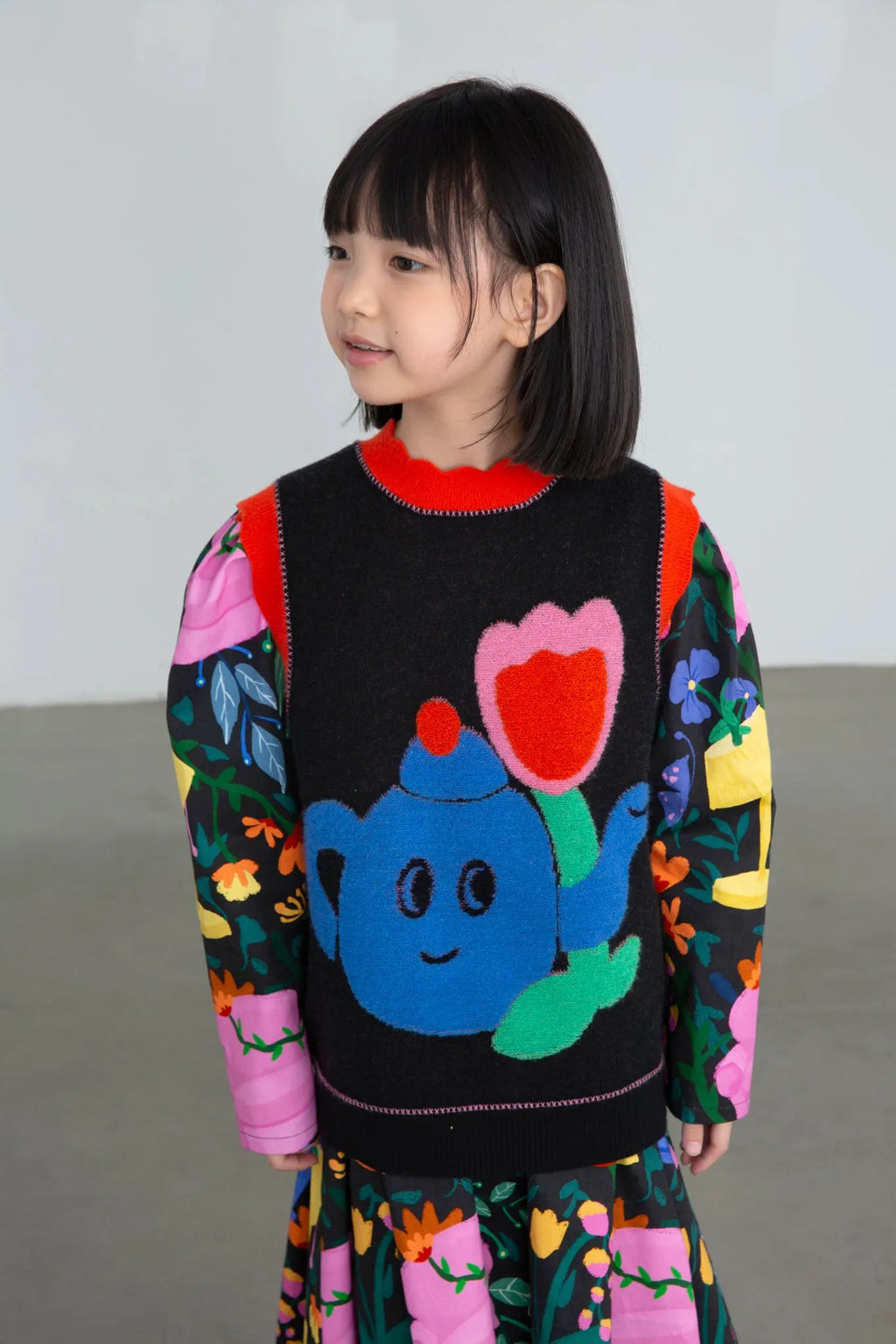 Poco Blush William Morris Tea-Time Knit Vest