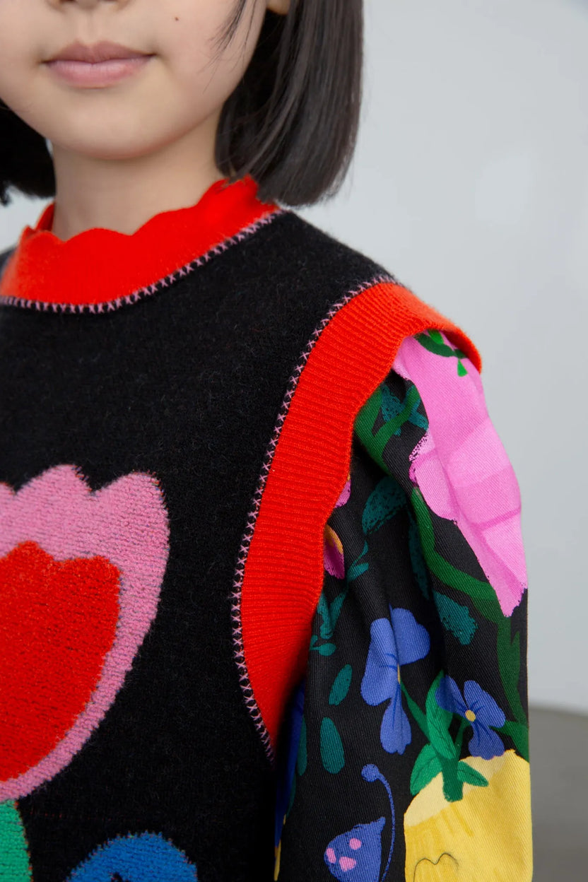 William Morris Tea-Time Knit Vest by Poco Blush, image 5