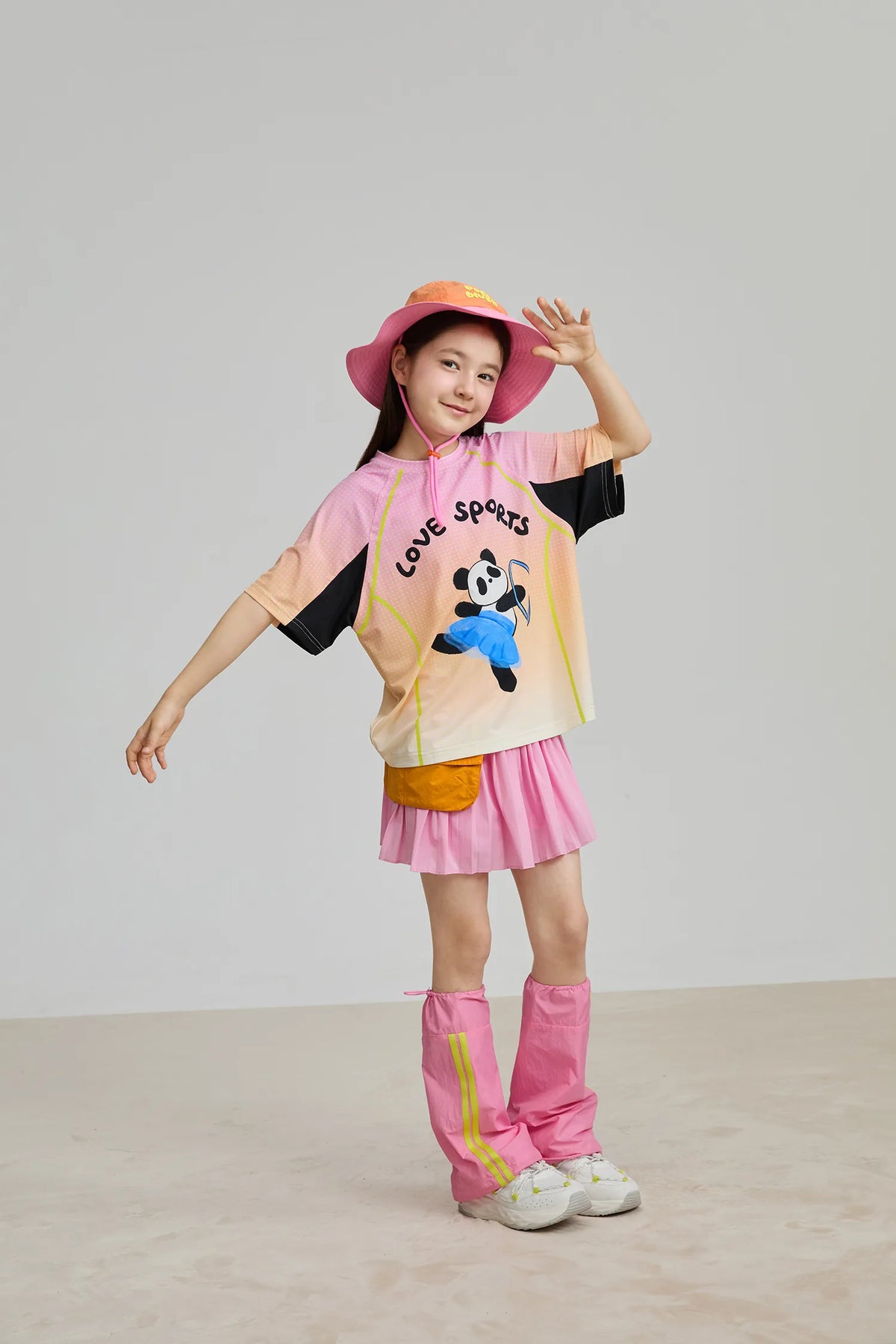 Colorblock Performance Leg Warmers by Poco Blush, image 9