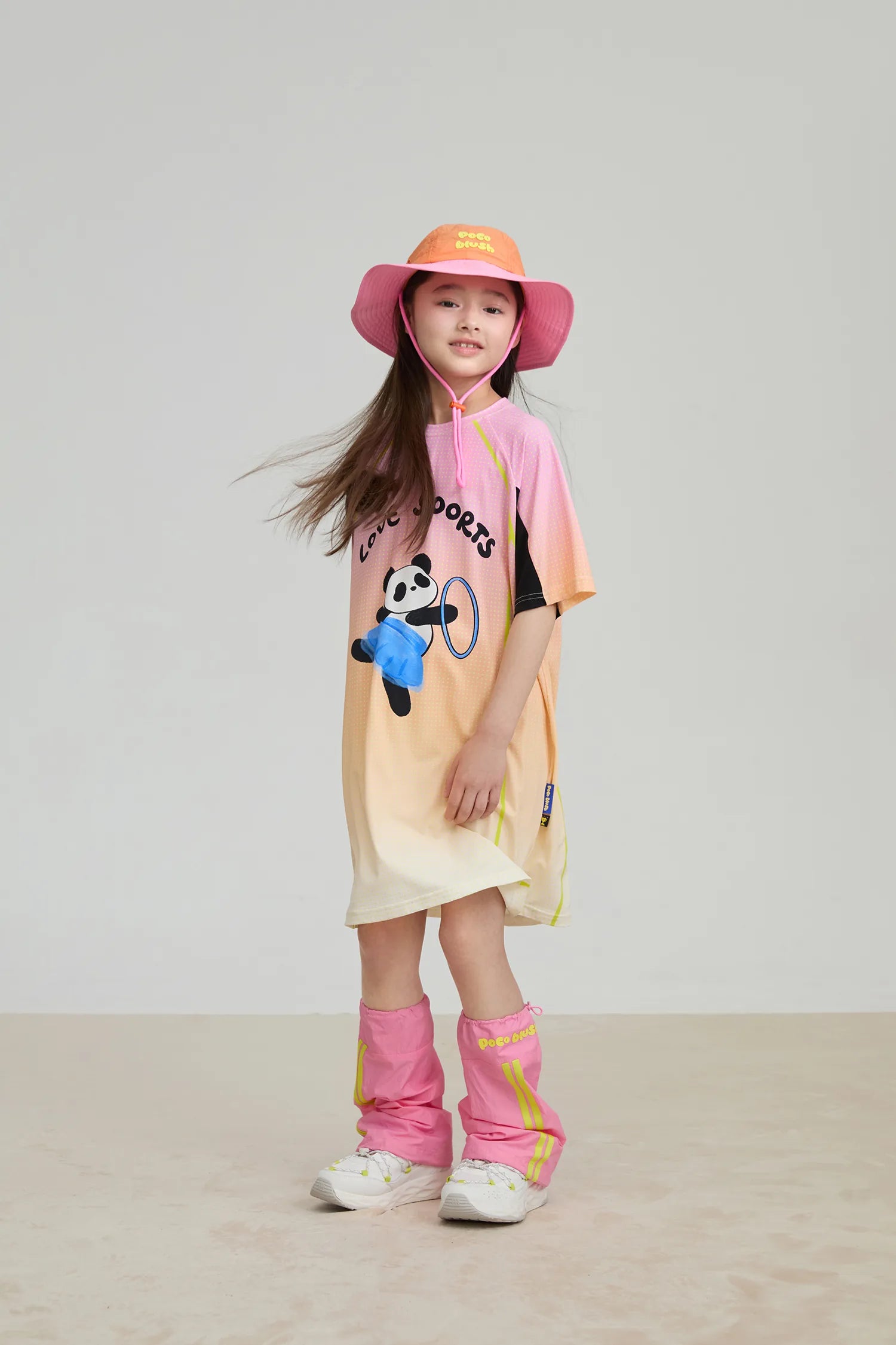 Poco Blush Colorblock Performance Leg Warmers