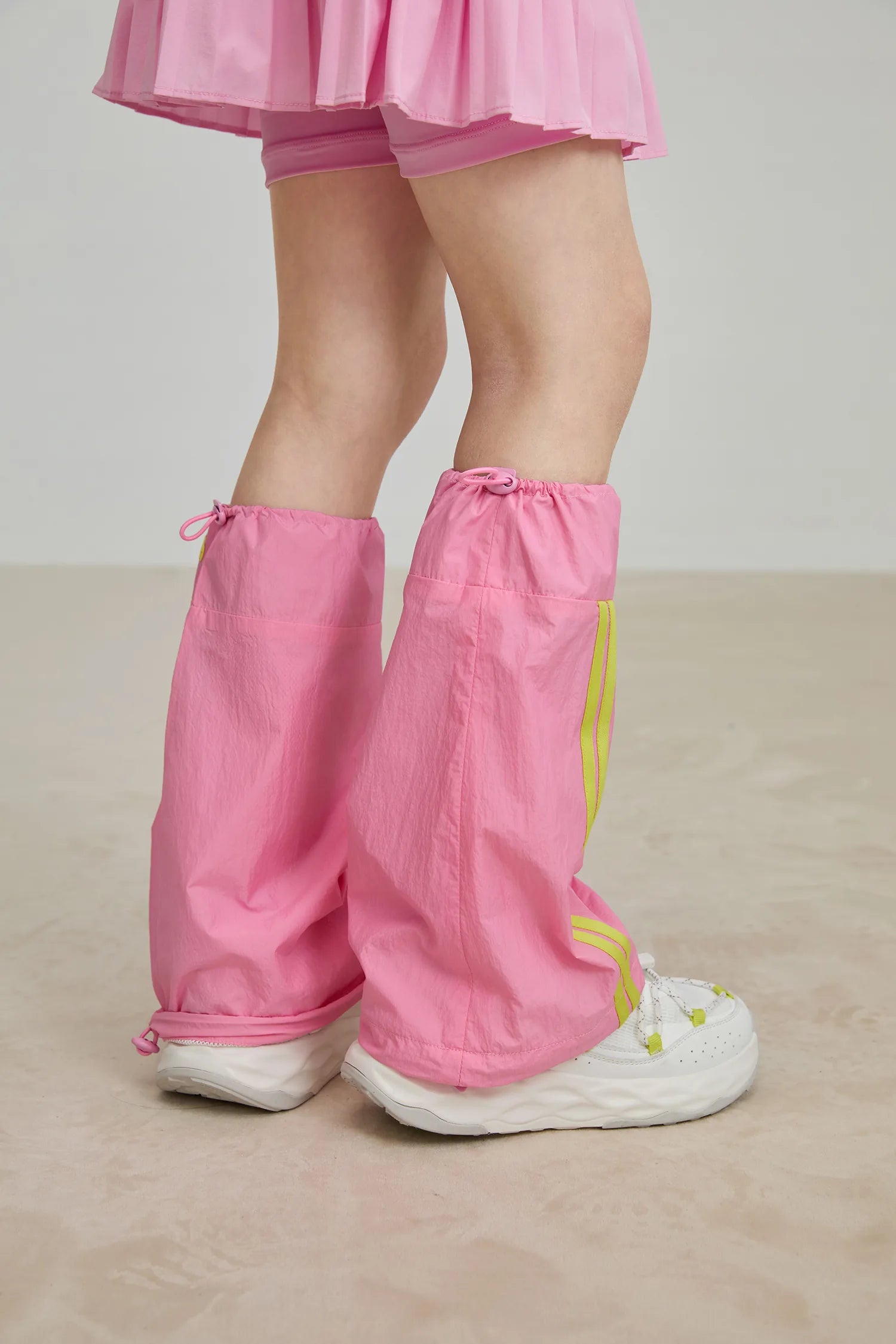 Colorblock Performance Leg Warmers by Poco Blush, image 11