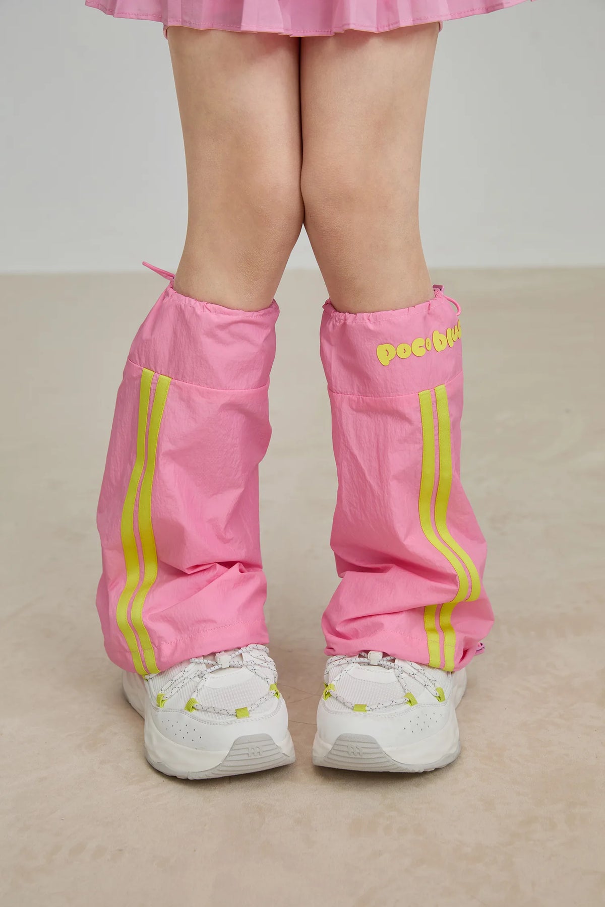 Colorblock Performance Leg Warmers by Poco Blush, image 13