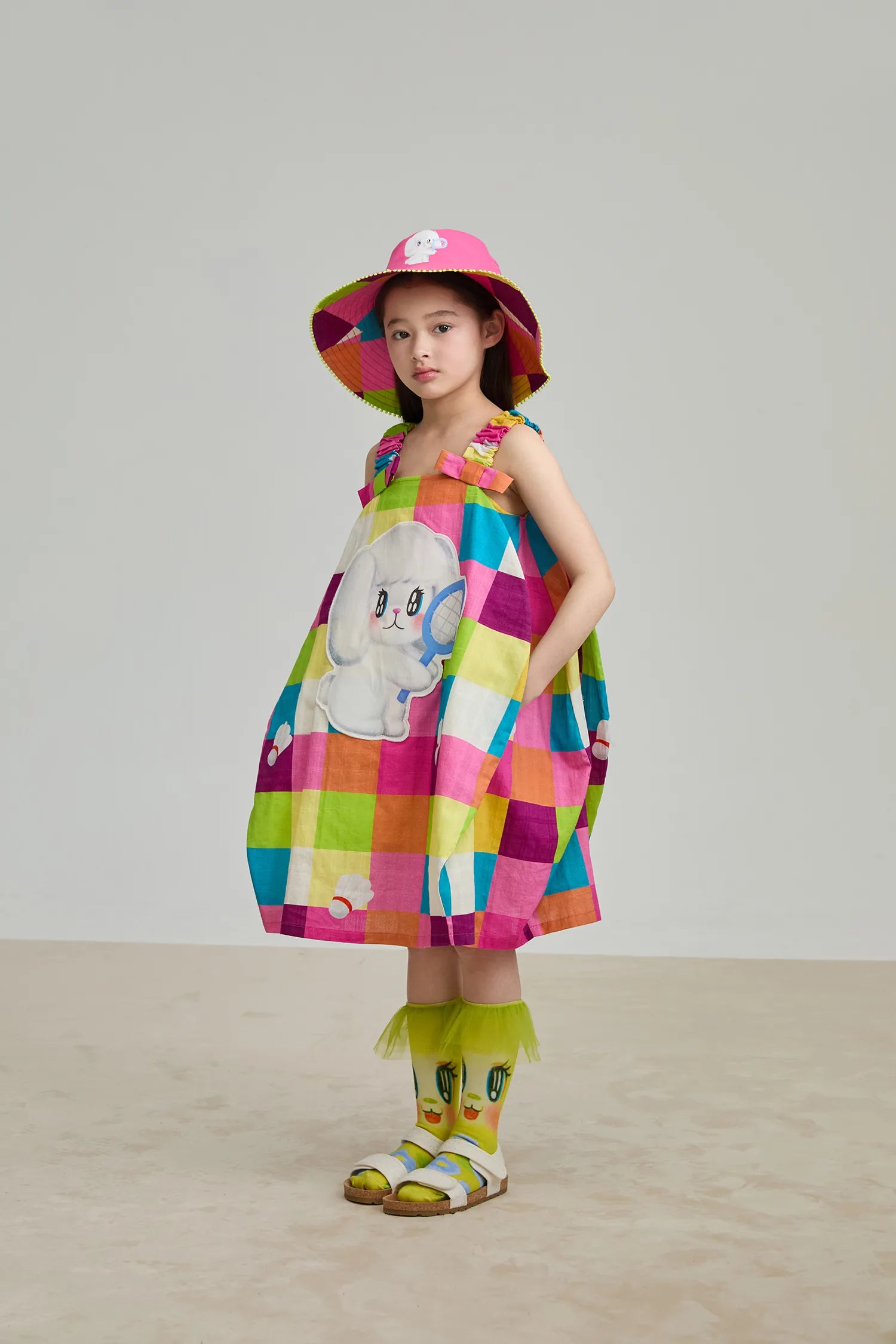 Poco Blush Reversible Playday Bucket Hat