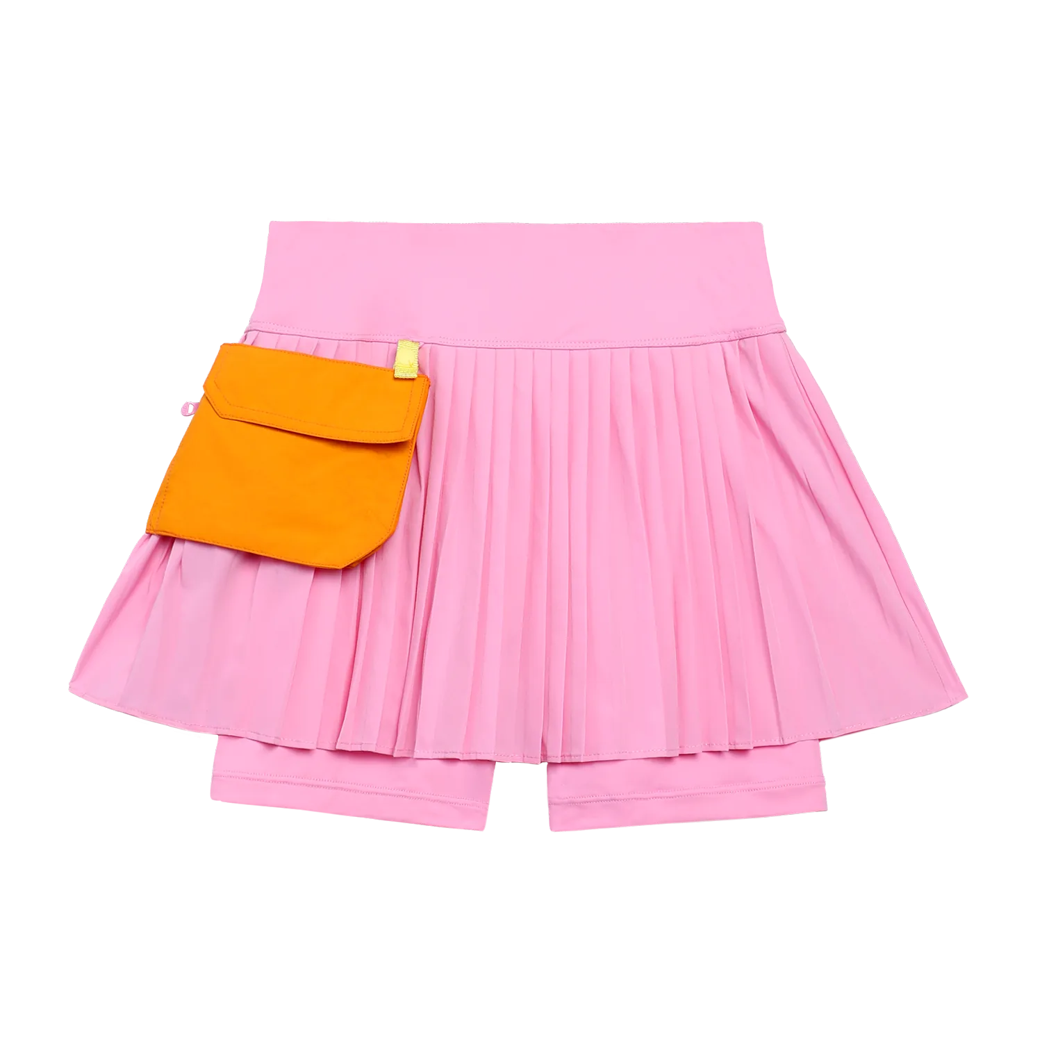 Poco Blush Pleated Skort with Detachable Belt Bag