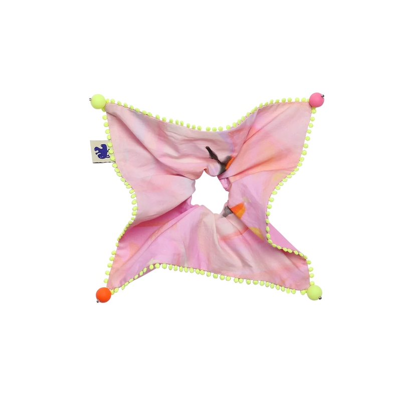 Swan Lake Print Hair Scrunchie by Poco Blush