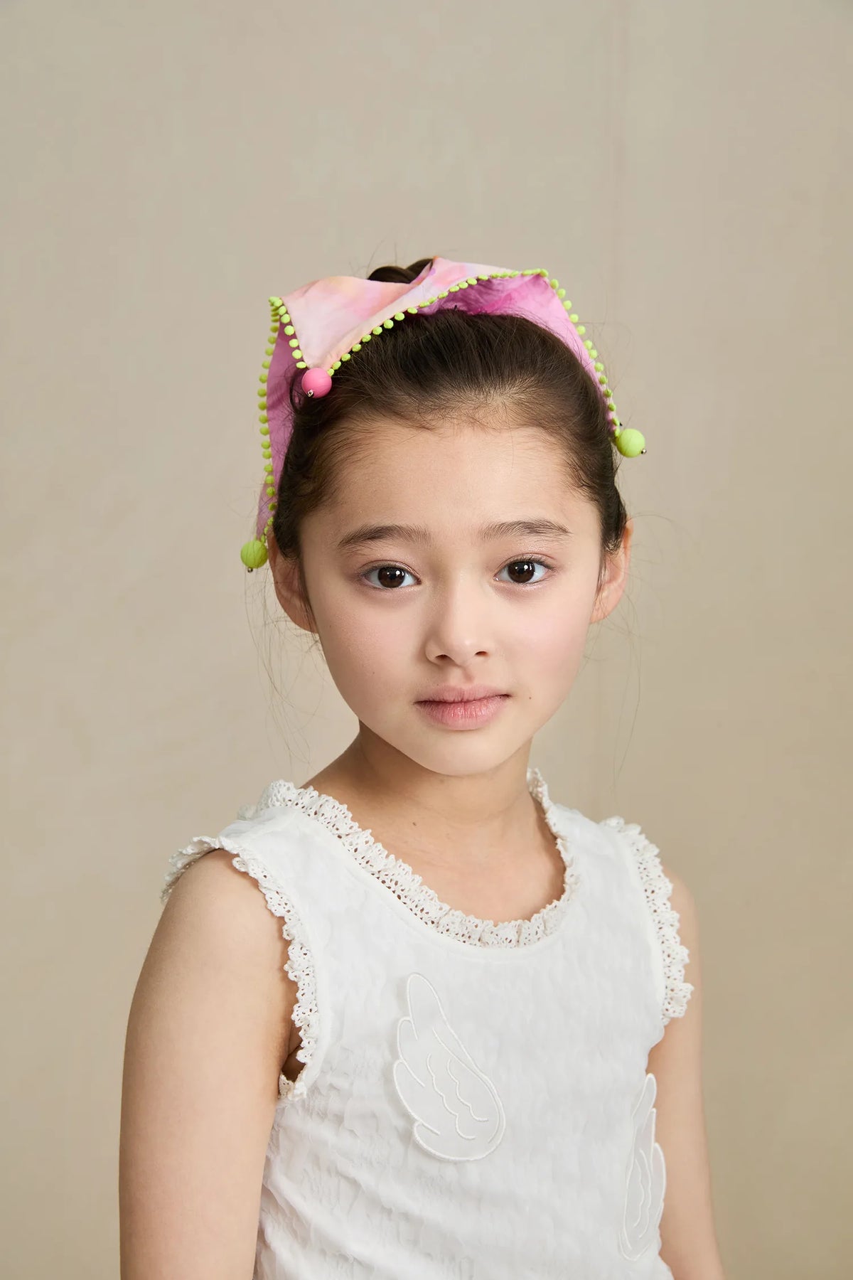 Poco Blush Swan Lake Print Hair Scrunchie