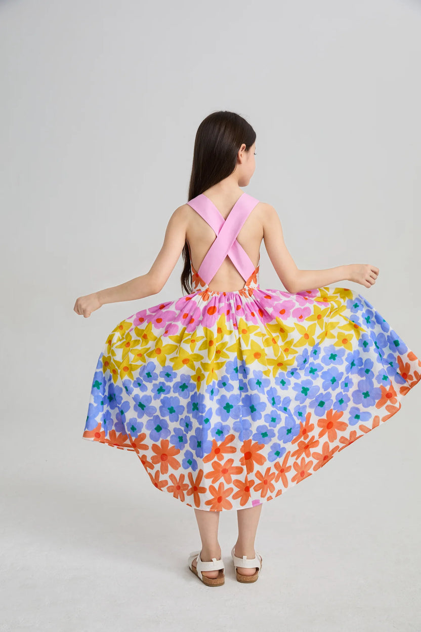 Tropical Linen Vacation Dress by Poco Blush, image 17