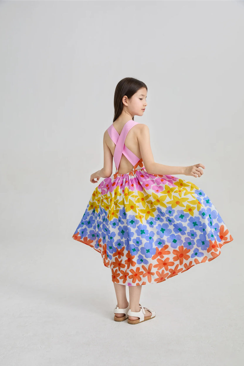 Tropical Linen Vacation Dress by Poco Blush, image 6