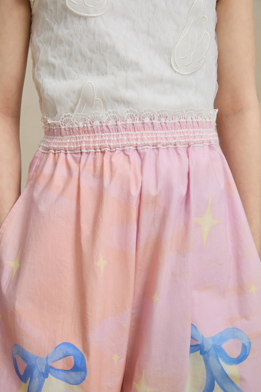 Swan Print Breezy Anti-Mosquito Pants by Poco Blush, image 12