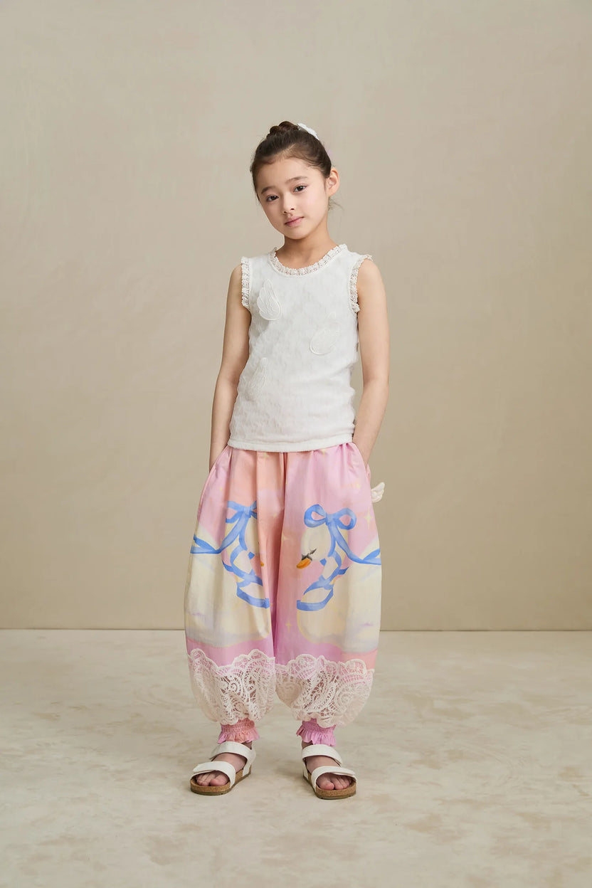 Swan Print Breezy Anti-Mosquito Pants by Poco Blush, image 16