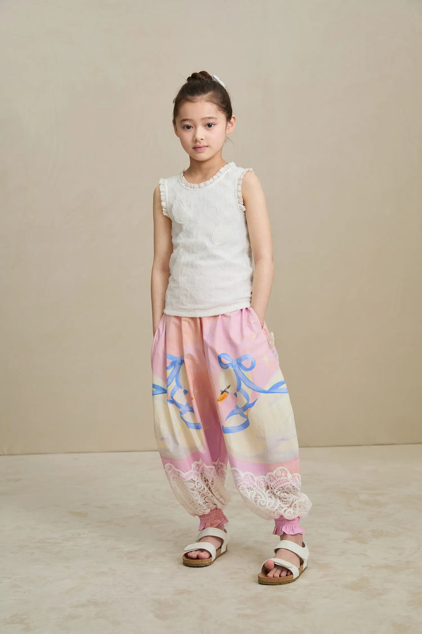 Swan Print Breezy Anti-Mosquito Pants by Poco Blush, image 17