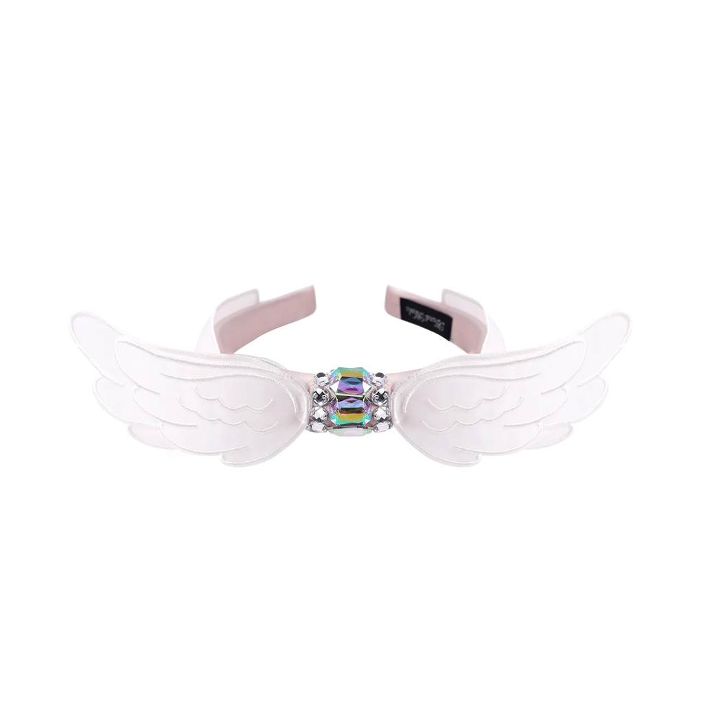 Swan-Inspired Diamond Lace Headband by Poco Blush