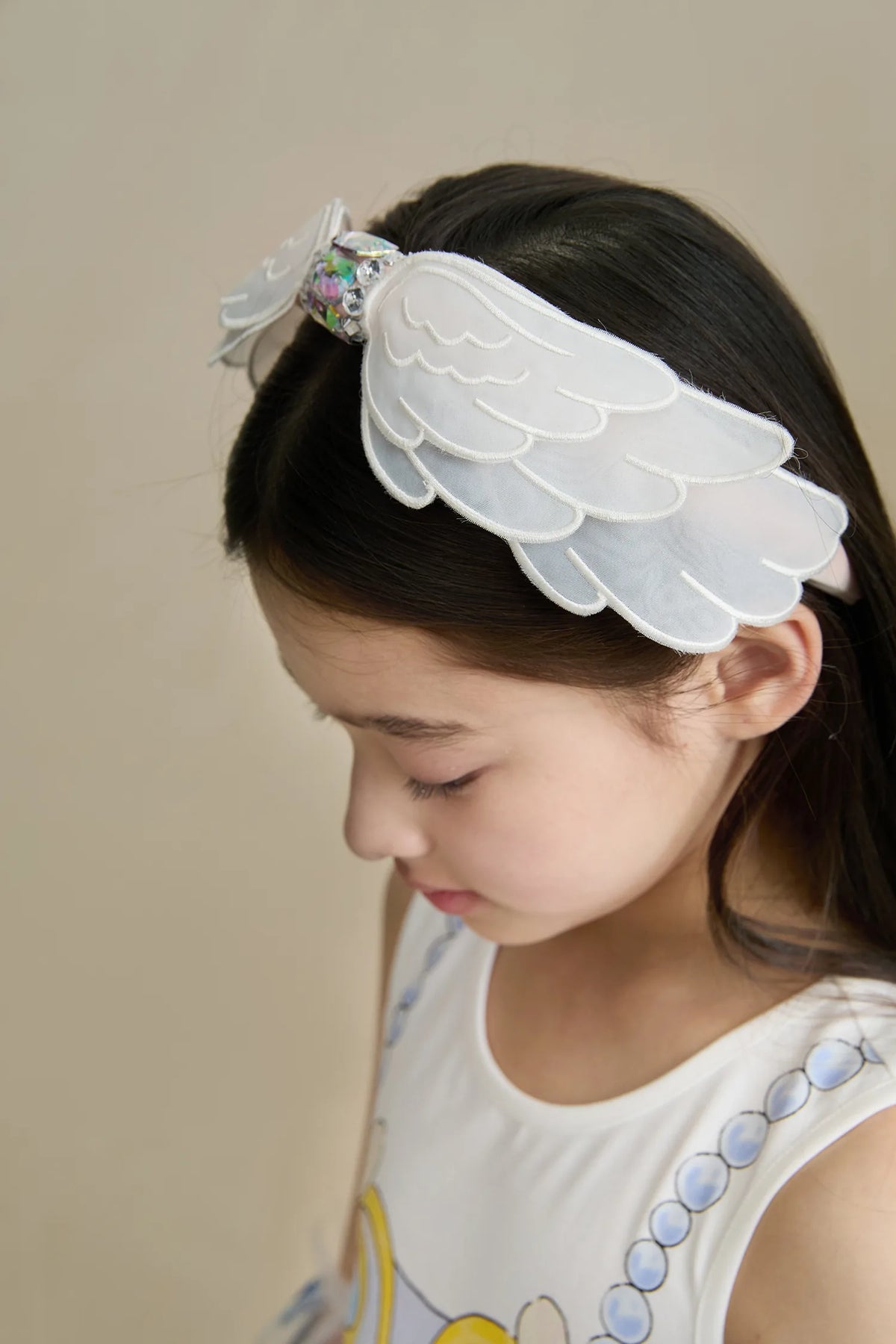 Swan-Inspired Diamond Lace Headband by Poco Blush, image 10