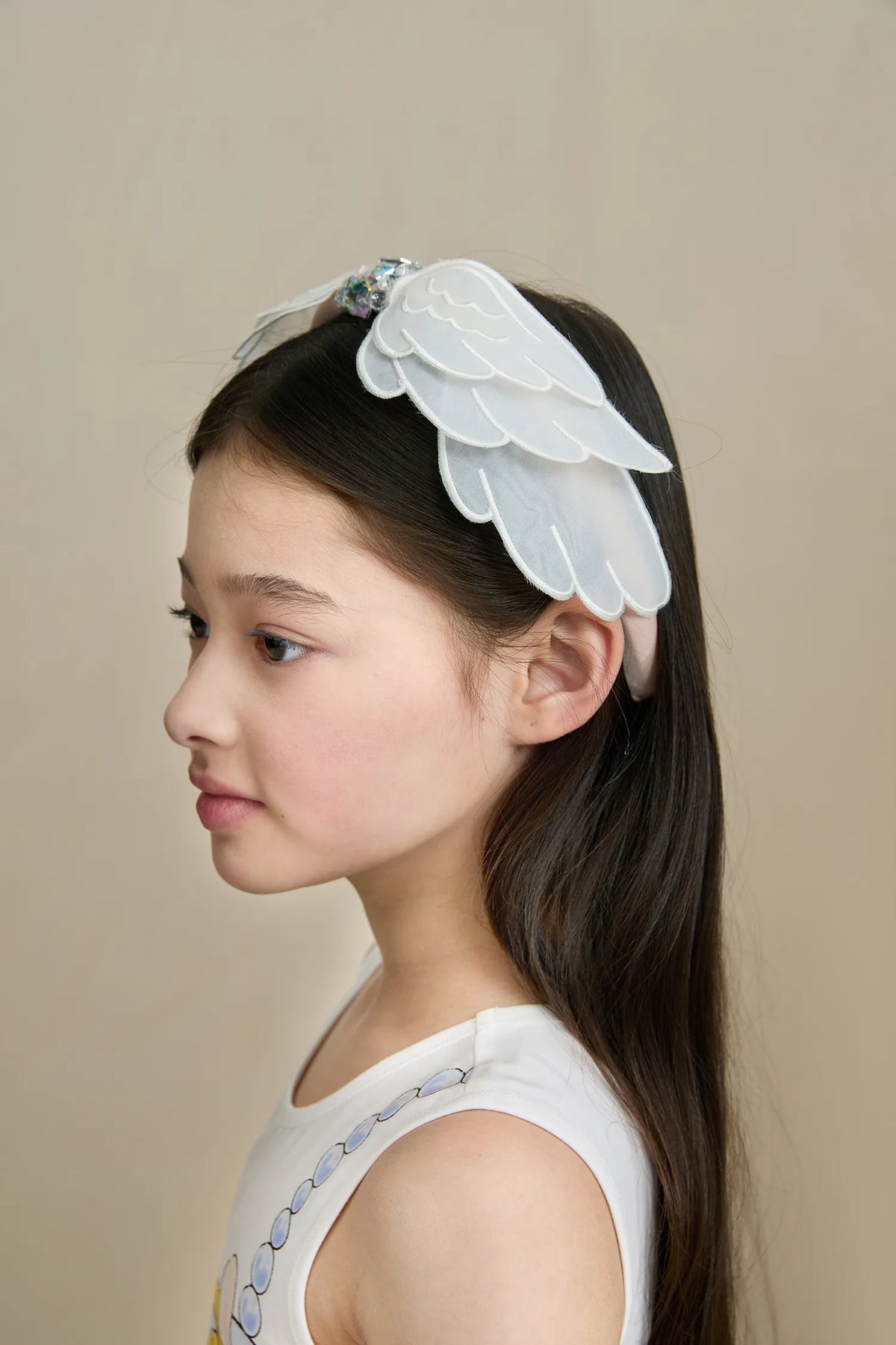 Swan-Inspired Diamond Lace Headband by Poco Blush, image 15