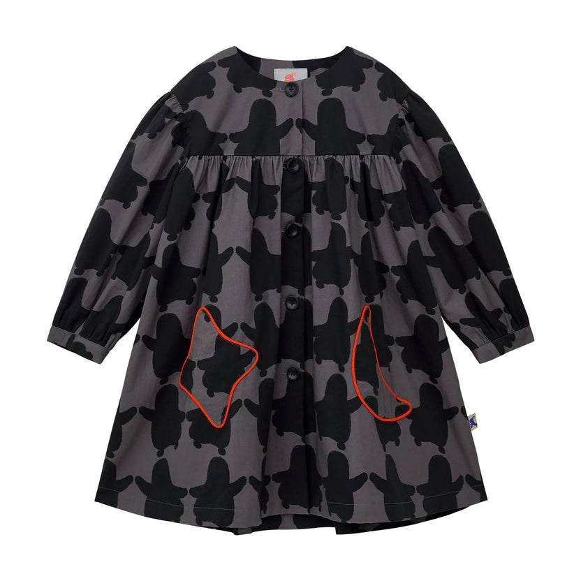 Polar Penguin Cotton Trench Coat by Poco Blush