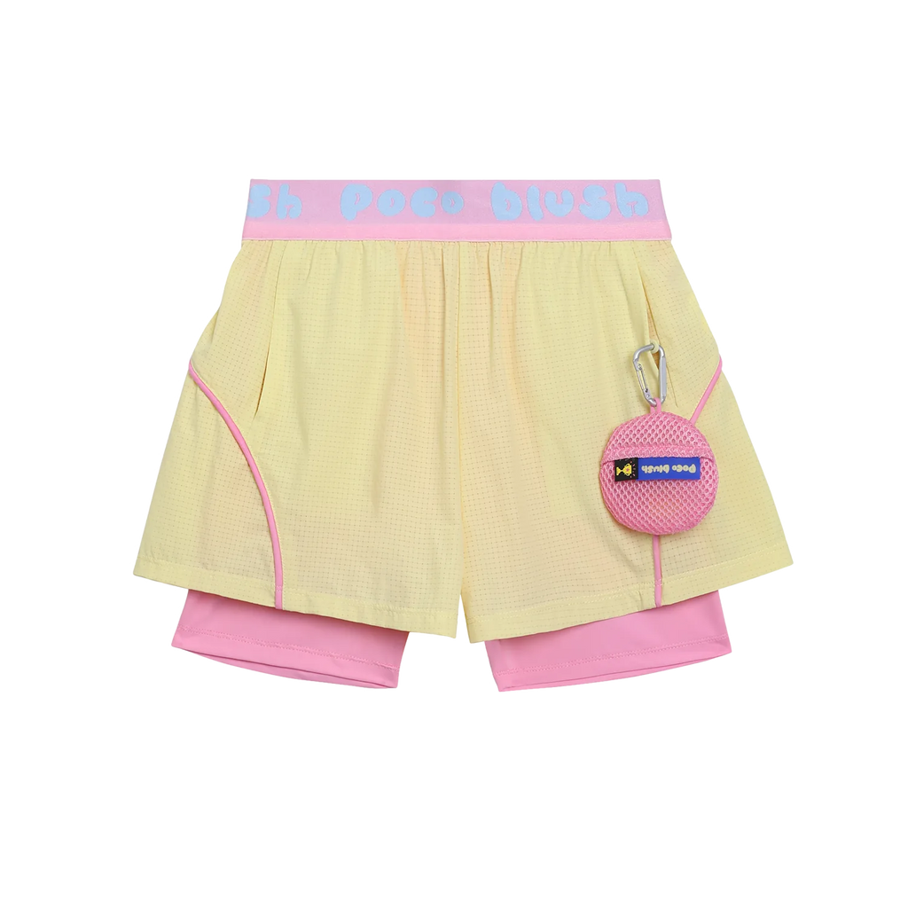 Poco Blush Quick‑Dry Anti‑Bug Shorts Yellow