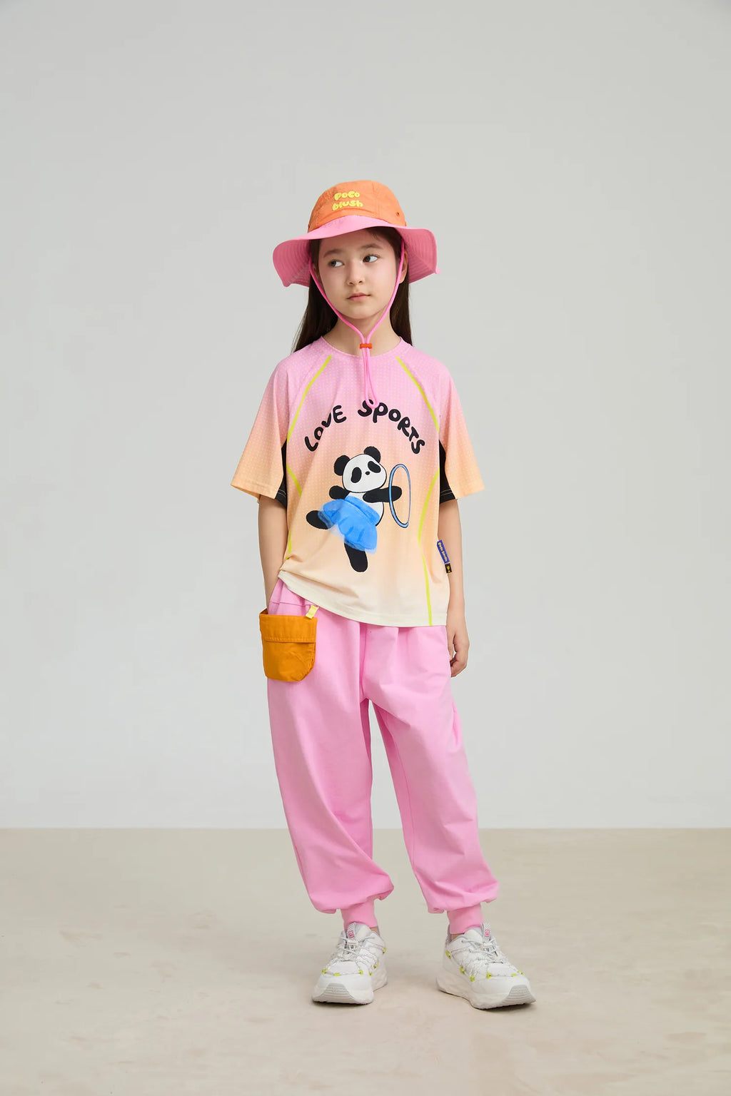 Poco Blush Quick‑Dry Joggers with Clip‑On Belt Bag