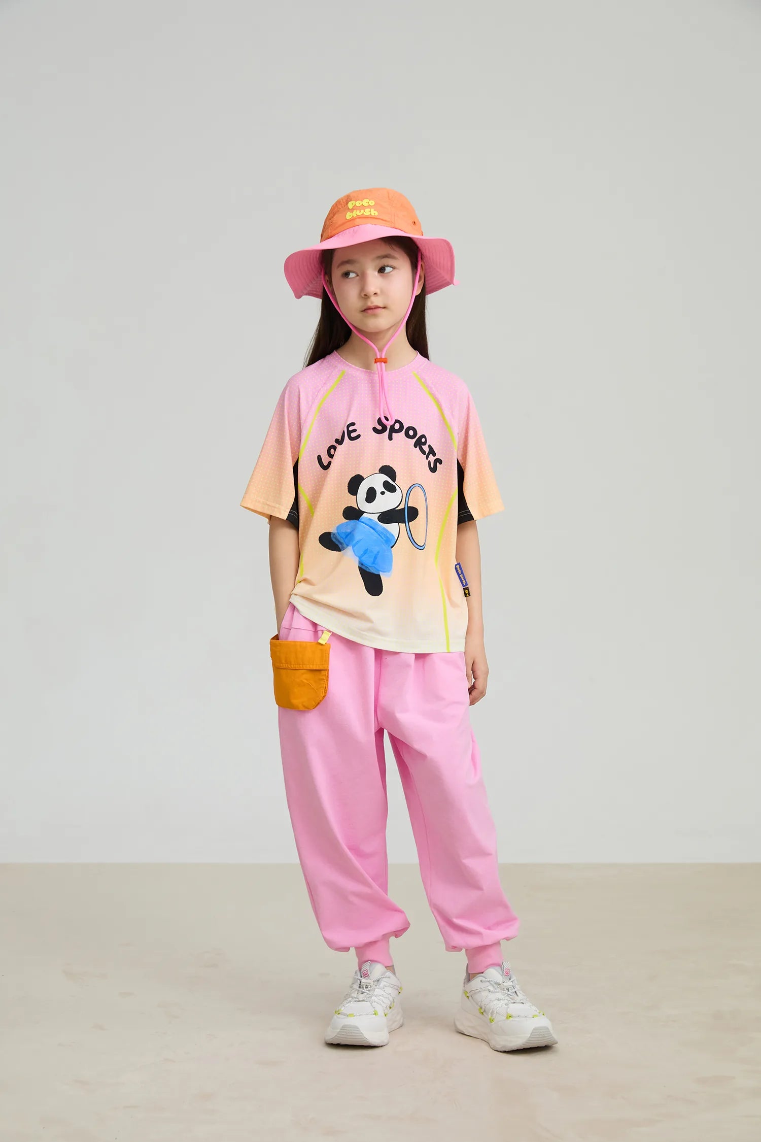 Poco Blush Quick‑Dry Joggers with Clip‑On Belt Bag