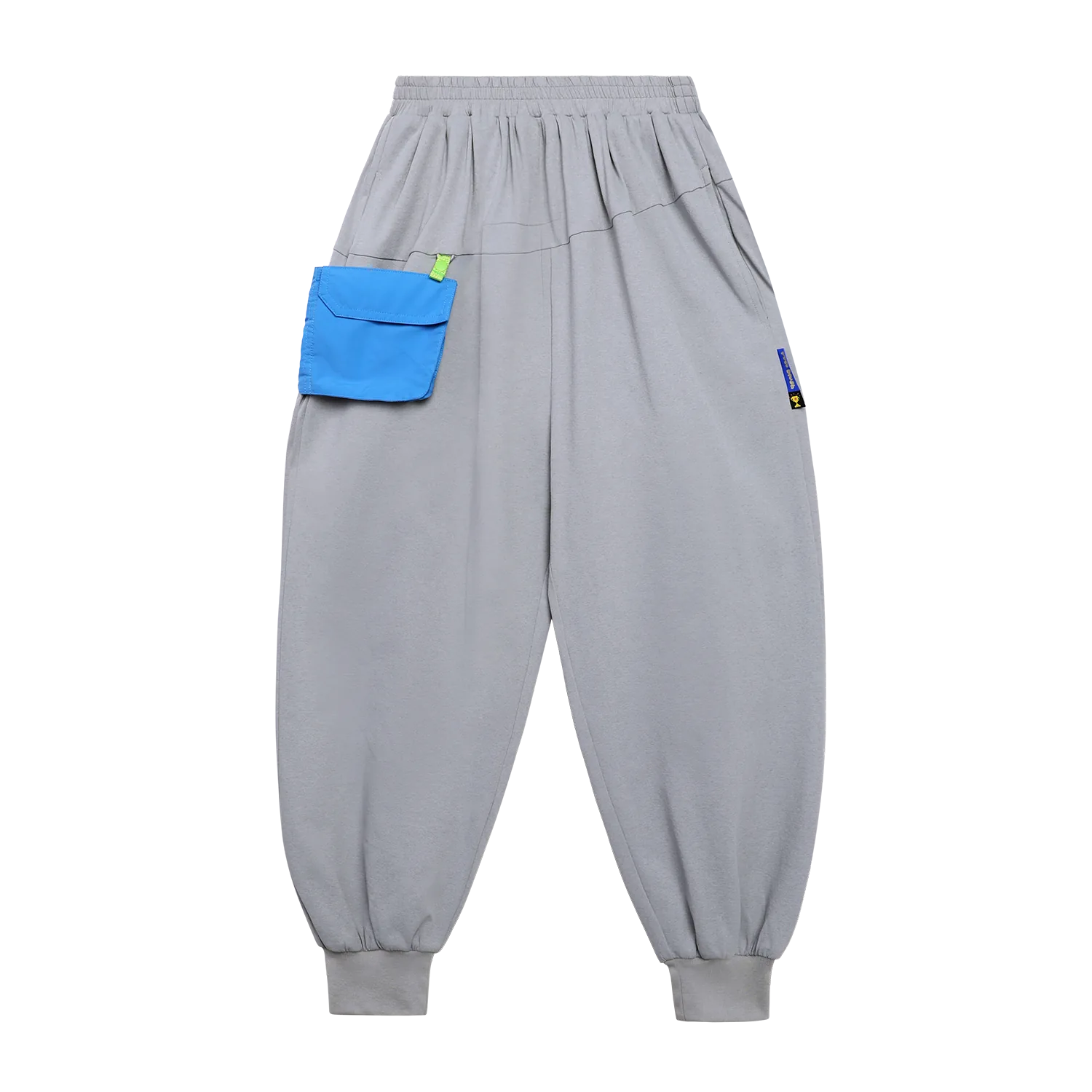 Poco Blush Quick‑Dry Joggers with Clip‑On Belt Bag Gray