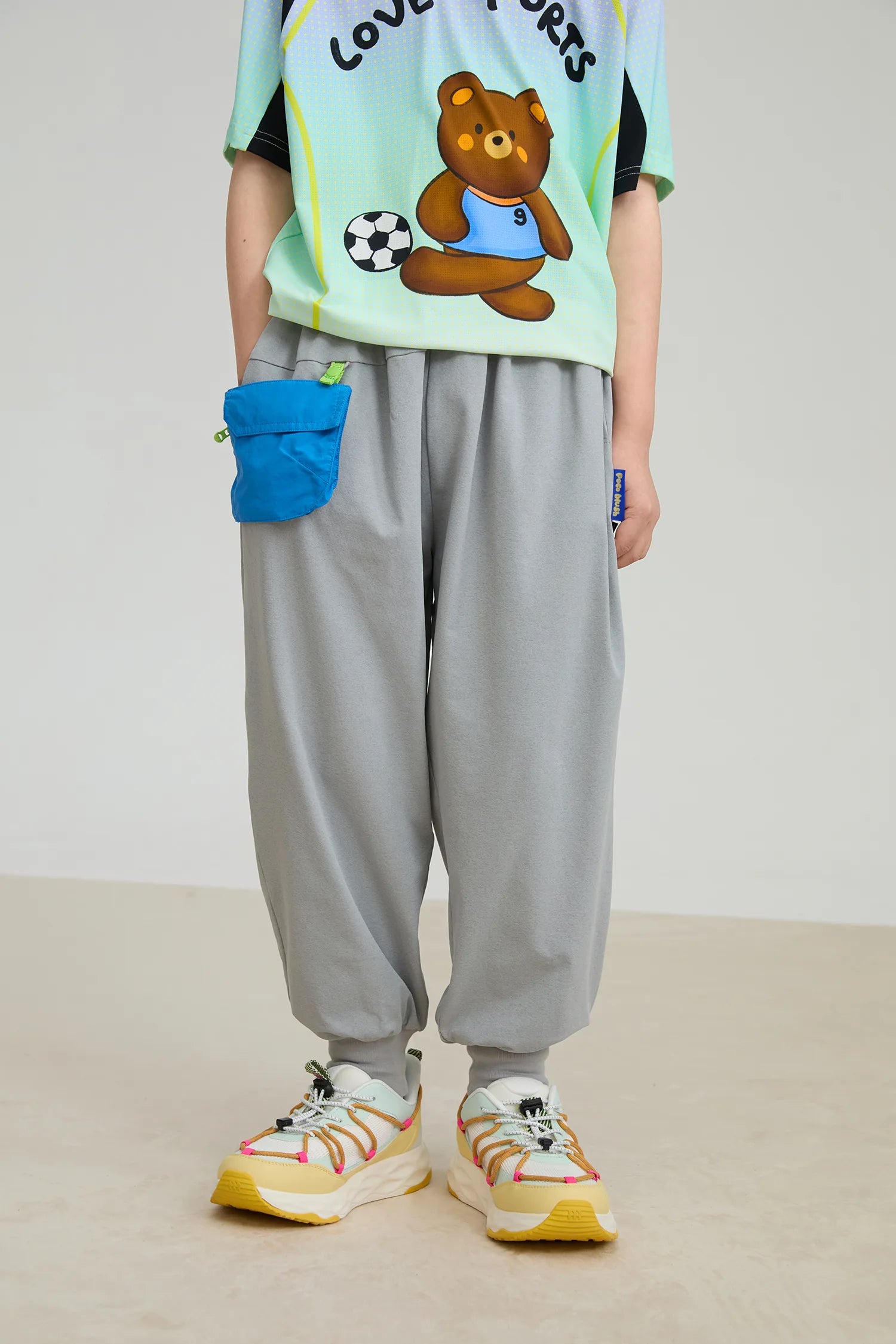 Poco Blush Quick‑Dry Joggers with Clip‑On Belt Bag