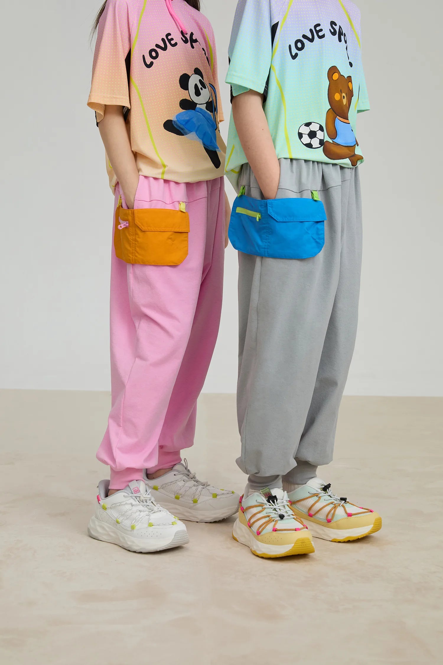 Poco Blush Quick‑Dry Joggers with Clip‑On Belt Bag