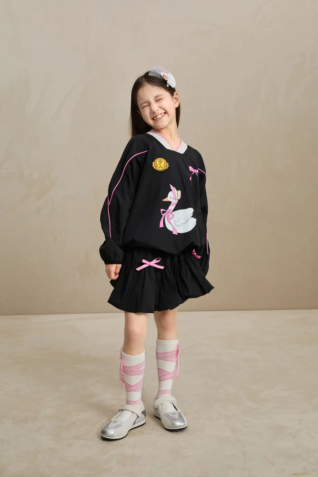 Poco Blush Swan Ribbon Skort