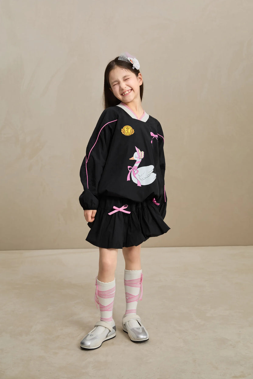 Swan Ribbon Skort by Poco Blush, image 2