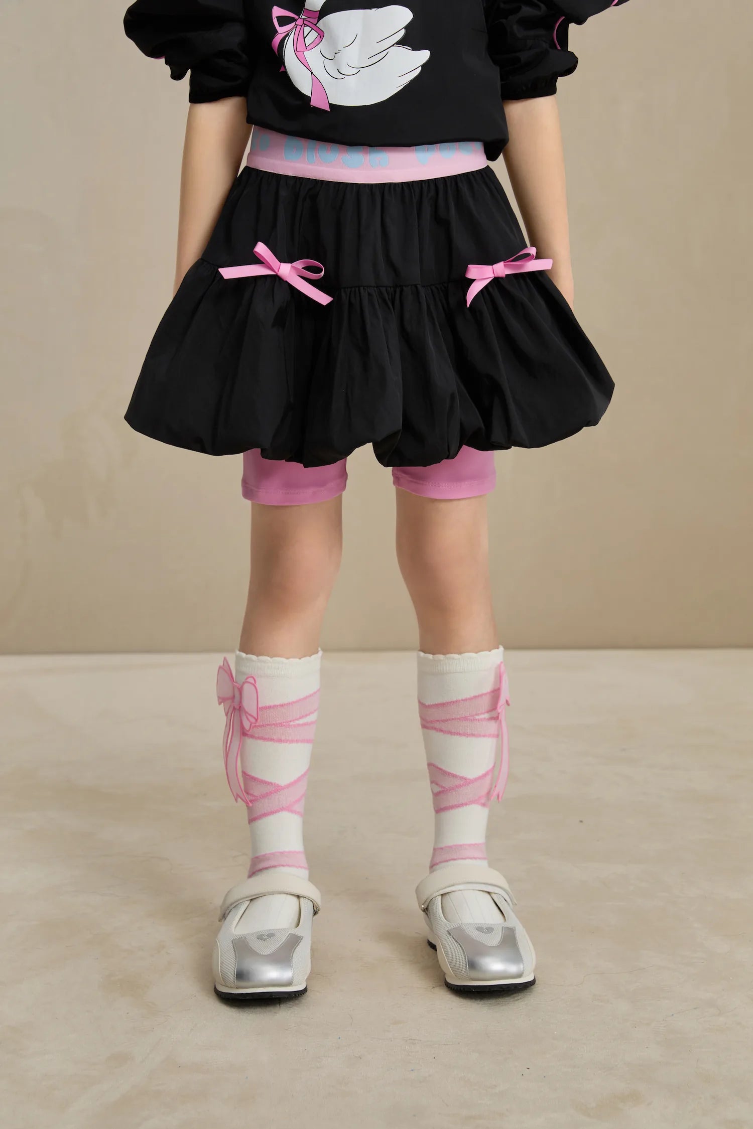 Poco Blush Swan Ribbon Skort