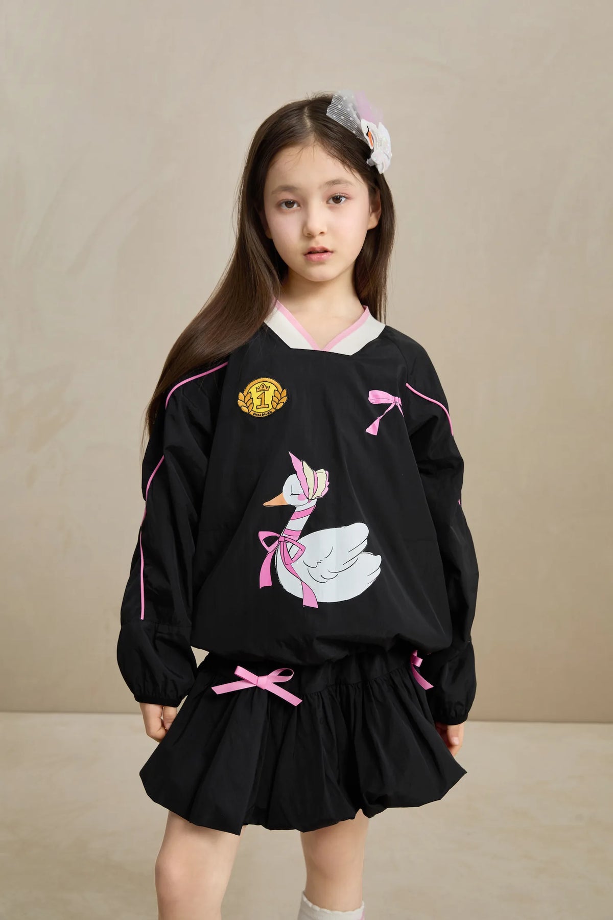 Swan Ribbon Skort by Poco Blush, image 5